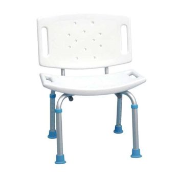 Aquasense adjustable bath chair with backrest