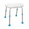 Aquasense ergonomic adjustable bath chair without backrest