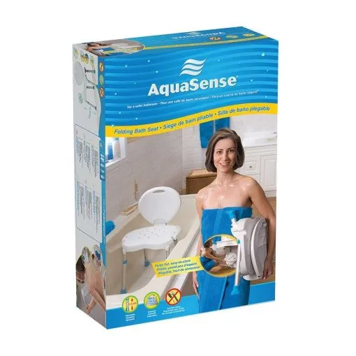 Aquasense ergonomic folding bath chair