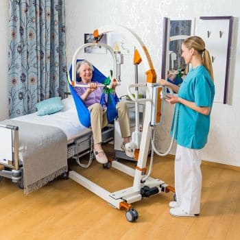 Beka carlo lift - heavy duty patient lift - hospital grade beka carlo comfort alu ep floor lift with patient and caregiver 2 beka carlo lift, beka carlo