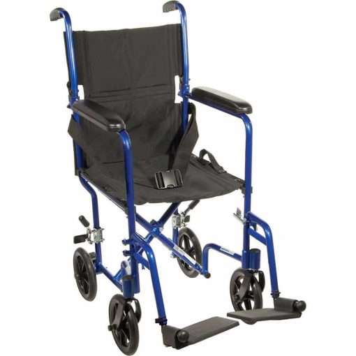 Aluminum transport chair by drive medical