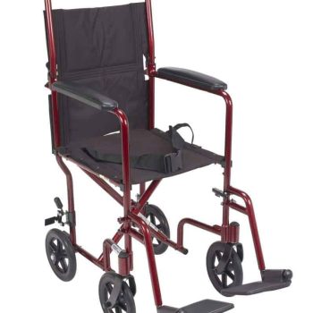 Aluminum transport chair by drive medical