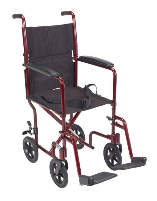 Aluminum transport chair by drive medical