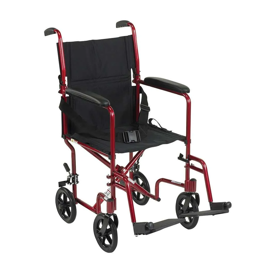 Aluminum transport chair by drive medical
