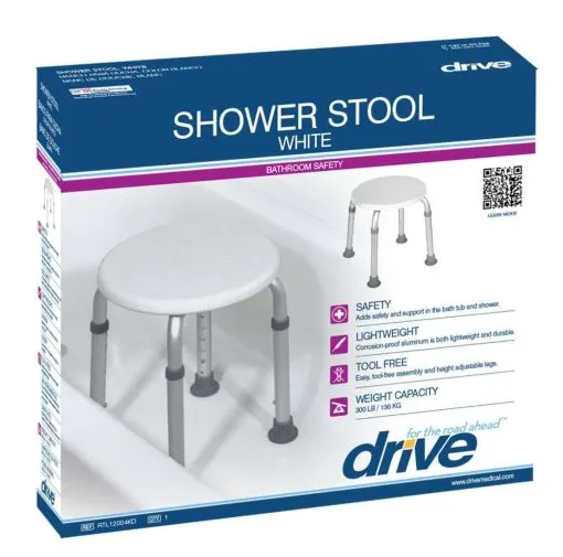 Drive medical adjustable bath stool