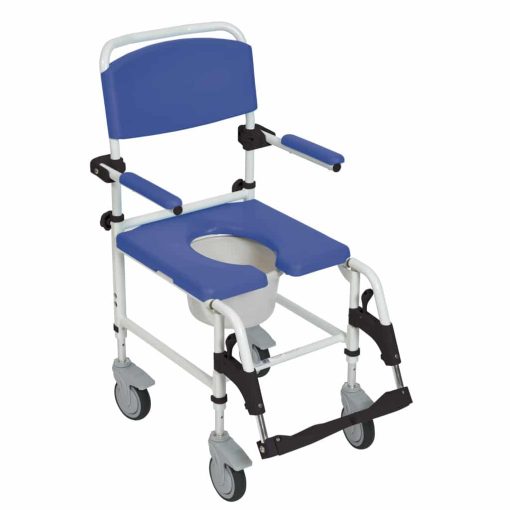 Aluminum rehab shower commode chair nrs185007