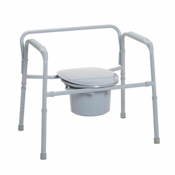 Bariatric folding commode 11117n-1