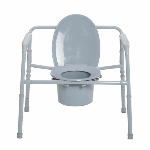 Bariatric folding commode 11117n-1