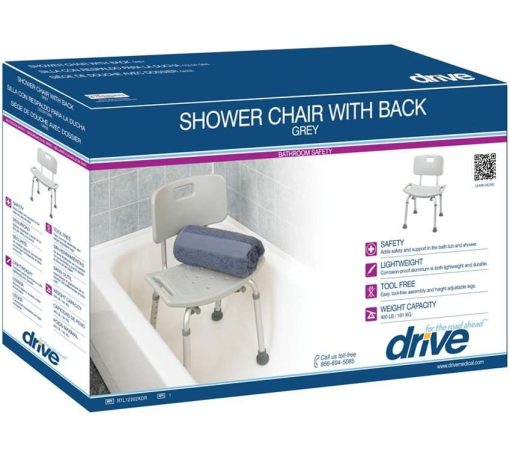 Drive medical bathroom safety shower tub chair