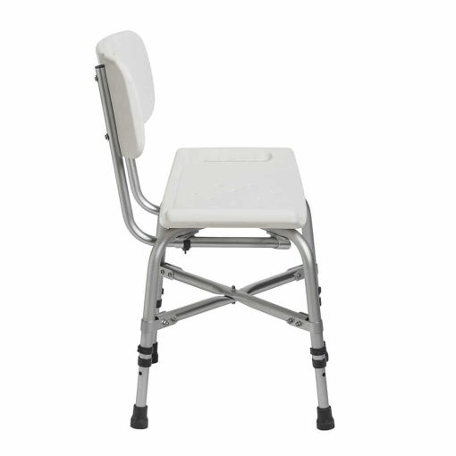 Drive medical deluxe bariatric shower chair with cross-frame brace