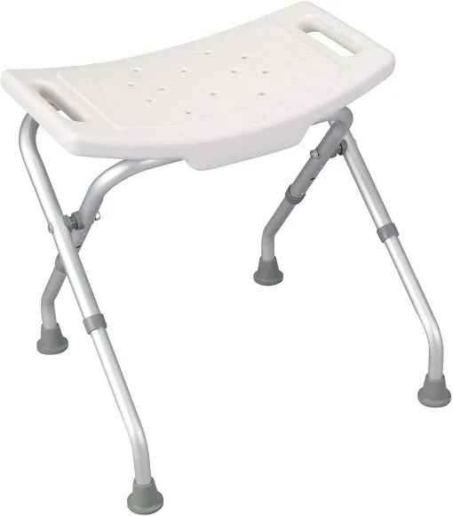 Drive medical folding shower chair without back