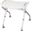 Drive medical folding shower chair without back