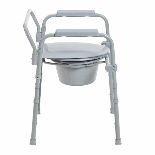 Folding steel commode 11148n-4