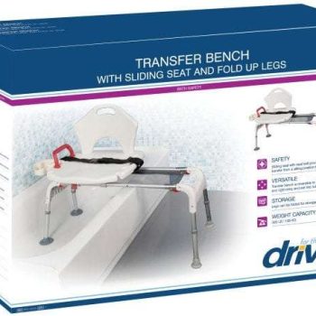 Drive medical folding universal sliding transfer bench