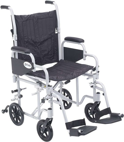 Drive poly-fly high strength transport chair tr18