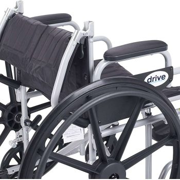 Drive poly-fly high strength transport chair tr18