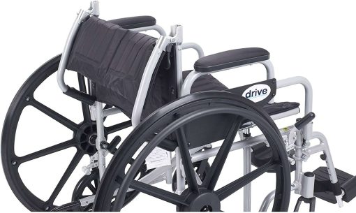 Drive poly-fly high strength transport chair tr18