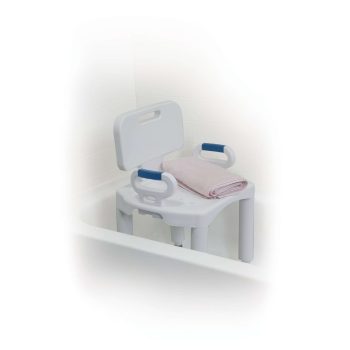 Drive premium series shower chair with back and arms