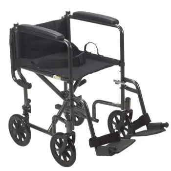 Drive medical steel transport chair