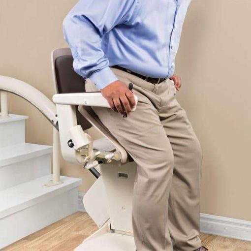 Handicare Freecurve Curved Stairlift in Toronto Mobility Specialties Curved Stairlifts Handicare Freecurve Curved Stairlift