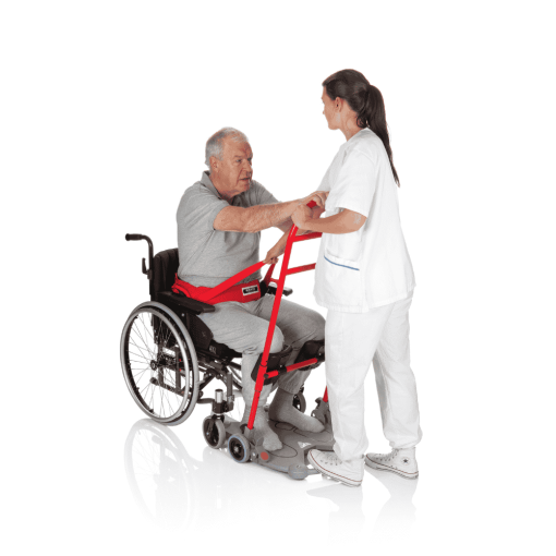 Handicare return sit to stand manual lift in toronto mobility specialties stand-up lifts handicare return