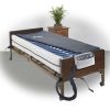 Med aire plus 8" alternating pressure and low air loss mattress system with 10" defined perimeter