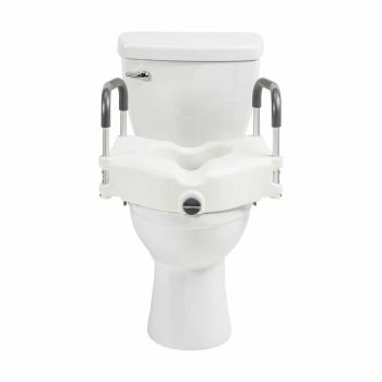 Preservetech secure lock raised toilet seat rtl12c003-wh