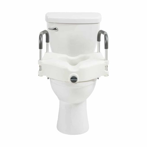 Preservetech secure lock raised toilet seat rtl12c003-wh