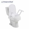 Preservetech universal raised toilet seat rtl12c002-wh