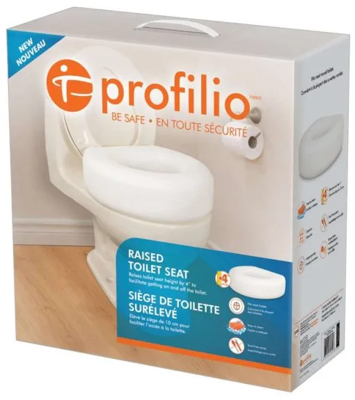Profilio portable raised toilet seat 771-610
