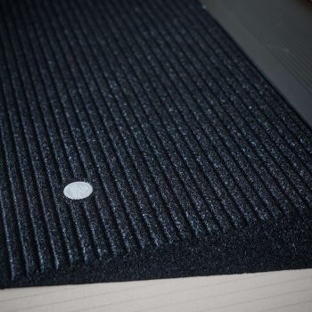 Rubber angled entry mat in toronto mobility specialties angled entry mat modular entry ramp